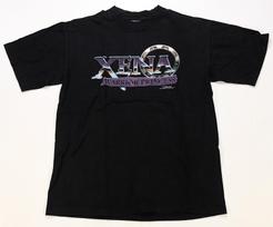 Rare Vintage Xena The Warrior Princess 1997 TV Series Promo T Shirt 90s Black M