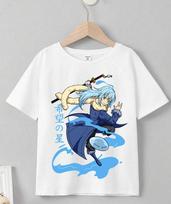 Anime Rimuru Tempest T-Shirt Manga Unisex Summer Shirt gift clothes L