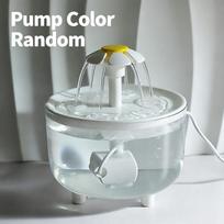 1200mL USB Electric Pet Water Fountain Auto Recirculate Filtration Cat Drinker Bowl with 4 Filters 1000ML gray