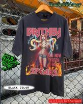 Britney Spears Snake T-Shirt Retro Metal Band Style Unisex T-Shirt Size S-3XL S