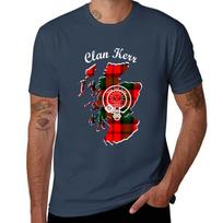Clan Kerr Scotland Map Crest TShirt Moisture Wicking Quick Dry Tee S