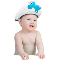 Baby For Kids Hair Washing Shield Toddler Bath Hat Baby Shower Visor Baby Shampoo Protector One Size mėlyna