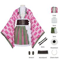 Women's Anime Cosplay Costume for Halloween Stage Performance Dress M rožinė