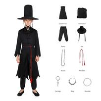 Men's Color Stage Performance Top - Halloween Costume for Boys, Bright Shirt for Dance, , and Parties, Sizes for Adults and Youth 120 juoda