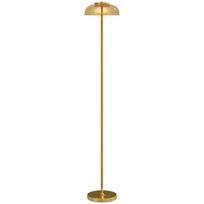 LED Floor Lamp Living Room, Floor Light with 3000K Warm Light, Foot Switch, 25 x 25 x 134 cm, Brass 25 x 25 x 134 cm