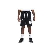 Nike Sportswear Swoosh Logo Print Straight Shorts Kids bottoms Black DR8484-010 M