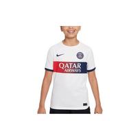 Nike X PSG SS24 Kids Alphabet Crew Neck Fitted Straight-Cut Short Sleeve T-Shirt Kids Tops White DX2767-101 M