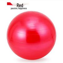 Patvarus daugiaspalvis PVC jogos kamuolys fitnesui ir svorio metimui 45cm Smooth, 350g