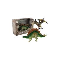 Dinozaurų stegozaurų , pteranodonų figūrų rinkinys
