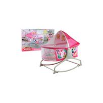 Daugiafunkcinė lova Rocker 2in1 Vaikiškas kilimėlis Sounds Vibrations Pink
