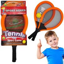 WOOPIE didelis vaikų badmintono teniso rakečių rinkinys + kamuoliukas