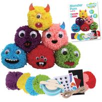 Kūrybinis rinkinys WOOPIE ART&FUN Monstras Pom