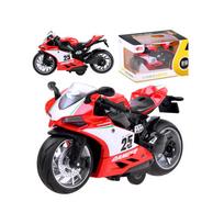 Vaikiškas žaislinis motociklas 1:12 ZA3933 A, Pilkas