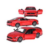 Metalinis automobilio modelis 2018 m. Ford Mustang GT mastelio 1:34 lengvas garsas ZA4616