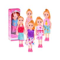 Žavinga mini lėlė 13cm Lėlė su suknele namams ZA4628