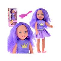 Violetinė karalienė Lėlė su violetiniais plaukais 38 cm ZA4766