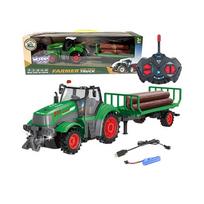 WOOPIE RC nuotoliniu būdu valdomas traktorius su priekaba - 1:24 mastelio
