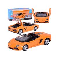 Metalinis automobilio modelis Lamborghini Aventador Roadster 1:32 interaktyvus ZA5053