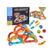 Magnetinis šviečiantis konstruktorius 76 el. ZA5239