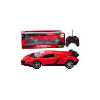 Nuotoliniu būdu valdomas sportinis automobilis raudonas 1:16 RC