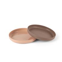 TINY BIObased Kūdikių lėkštė 2 vnt. Nude/ Mocca