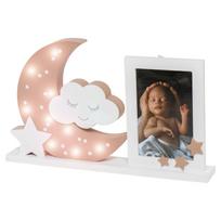 Nuotraukų rėmelis su LED šviesa Mėnulio šviesa DOOKY rose