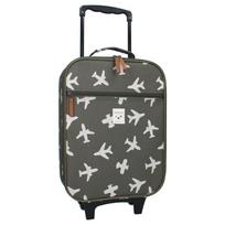 KIDZROOM vaikiškas lagaminas "Airplane khaki