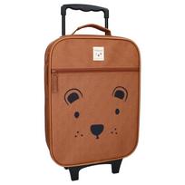KIDZROOM vaikiškas lagaminas Big Teddy Bear rudas