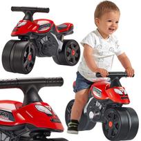 Paspiriamas motociklas FALK Rider Racing Raudonas platūs ratai nuo 2 metų