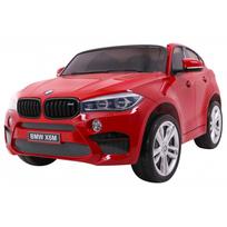 Dvivietis elektromobilis BMW X6M XXL, lakuotas raudonas