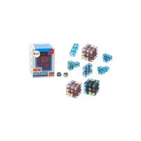 Loginių dėlionių žaidimas "Logic Blocks Cube" rožinis