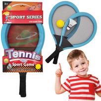 Vaikų badmintono teniso rakečių rinkinys WOOPIE + kamuoliukas