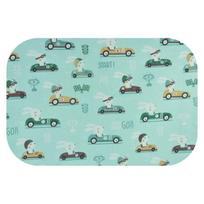 Sauskelnės - 19089 - FLANEL PRINT - EGA - KING IN AUCIE - MINT - dydis 70x80 cm