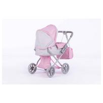 Lėlės vežimėlis - 9369 - ALICE - ŠVIEŽASIS PUSH IR GRAY