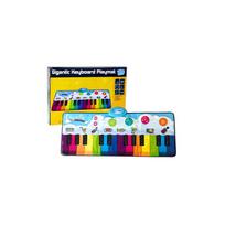 Mokomasis šokių kilimėlis Vaivorykštės pianino instrumentai 10 melodijų