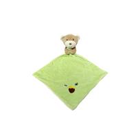 Žaislinė antklodė - 94055 - MILUŚ - meškiukas TEDDY - ŽALIA - dydis 25 cm