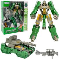 Robotas transformuojamas tankas WOOPIE 2-in-1 SILVER BLADE