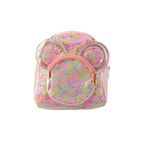 Vaikiška kuprinė su blizgučiais "Mouse Ears Pink" 22cm 3L