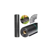 Agrotekstilė juoda 100cm x50m UV 70g agrotekstilė nuo piktžolių + inkarai