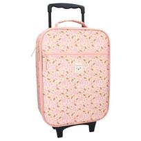 Vaikiškas lagaminas KIDZROOM Memories Flowers Pink