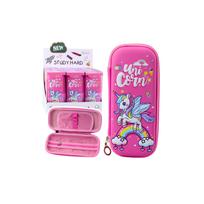Mokyklinis penalas Unicorn Pink 22,5x10 cm