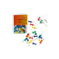 Kamštinės lentos spalvotų smeigtukų rinkinys 40 vnt