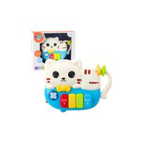 Mini pianinas Baby Blue Cat Lights Sounds