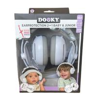 Apsauginės ausinės Baby&Junior DOOKY 2-in-1, 0-12 metų