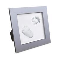 Sidabrinis rėmelis su 3D kūdikio rankos ir pėdutės atspaudu Dooky Happy Hands Deluxe