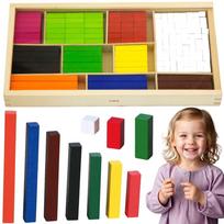 Medinės edukacinės matematinės lazdelės VIGA Cuisenaire