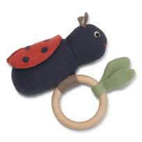 Kramtukas barškutis Ladybug 0+ Vanilla Copenhagen