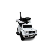 Paspiriama mašinėlė Mercedes AMG G350 su stūmimo rankena, balta
