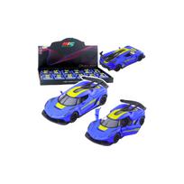 Metalinis Sportinis lenktyninis automobilis mėlynas 1:32