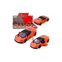 Metalinis sportinis automobilis oranžinis 1:43